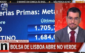 Lisboa deixa para trás seis sessões de perdas. Semapa lidera