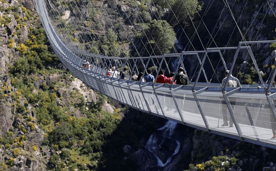 Ponte pedonal suspensa em Arouca foi um dos projetos nacionais que contou com financiamento do PT2020.