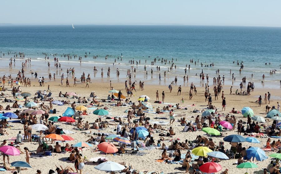 Turismo, turistas, praia