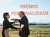 Maria do Céu Antunes e Arlindo Cunha, professor na Universidade Católica do Porto