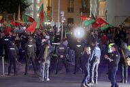 manifestação polícias Capitólio