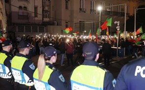Centenas de polícias em protesto espontâneo e não autorizado junto ao Capitólio