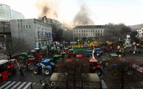 agricultores protesto bruxelas
