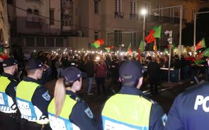 manifestação polícias Capitólio