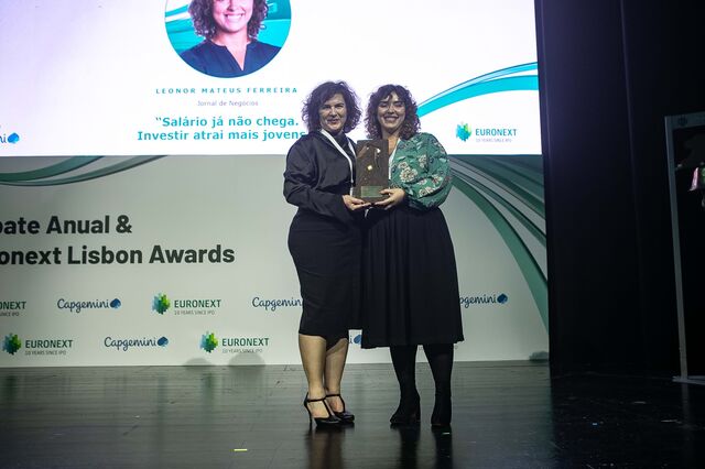 Negócios vence prémio da Euronext Lisbon