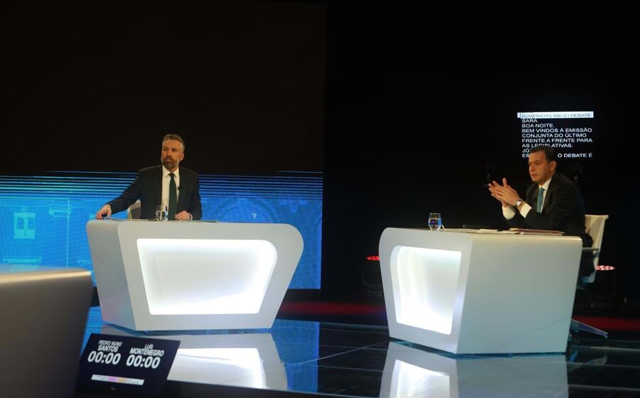 pedro nuno santos luis montenegro debate