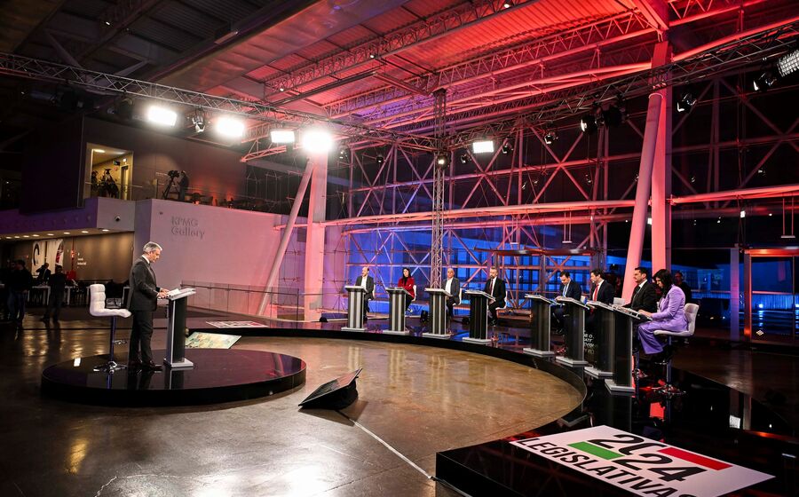 debate partidos assento parlamentar legislativas 10 março 2024