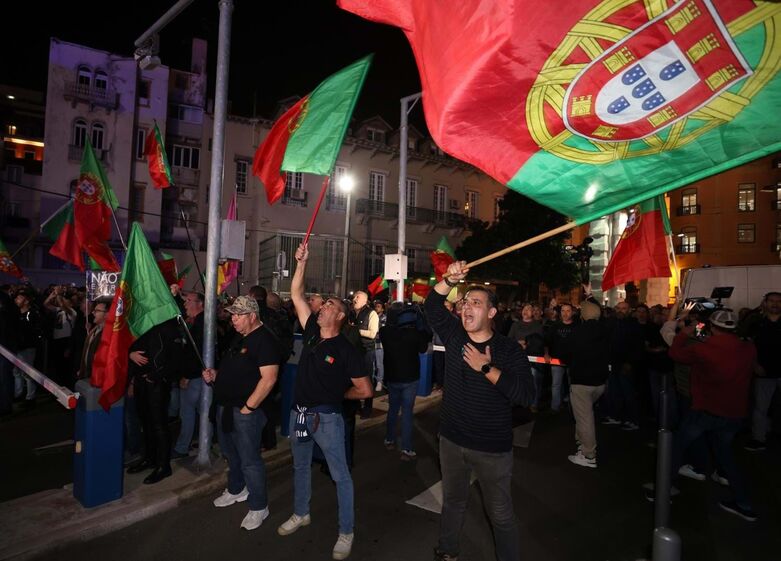 manifestação polícias Capitólio