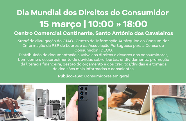Centro Comercial Continente Loures promove iniciativa no Dia Mundial do Consumidor