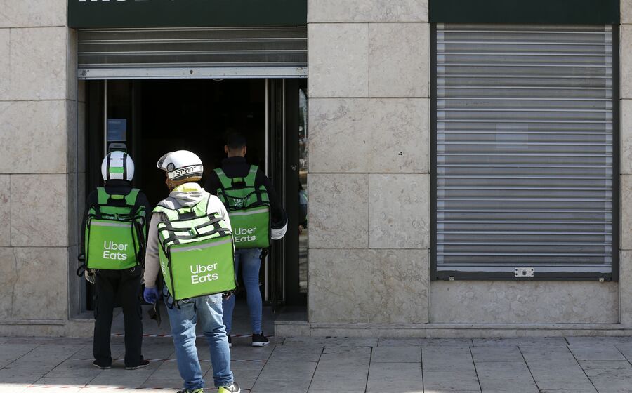 estafetas, uber eats