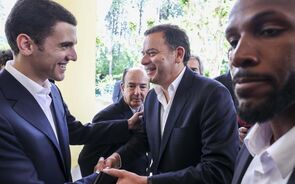 Sebaistião Bugalho e Luís Montenegro apresentação das listas da AD às Europeias