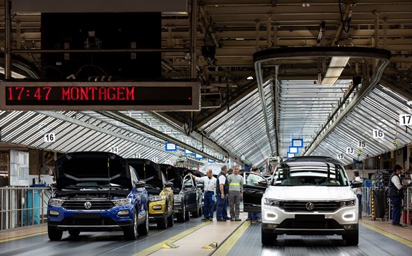 Autoeuropa conduz produção automóvel a melhor 1.º trimestre de sempre