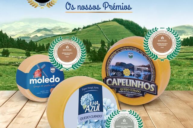 Os queijos São Jorge DOP, São Miguel e Ilha Azul recebem distinções 