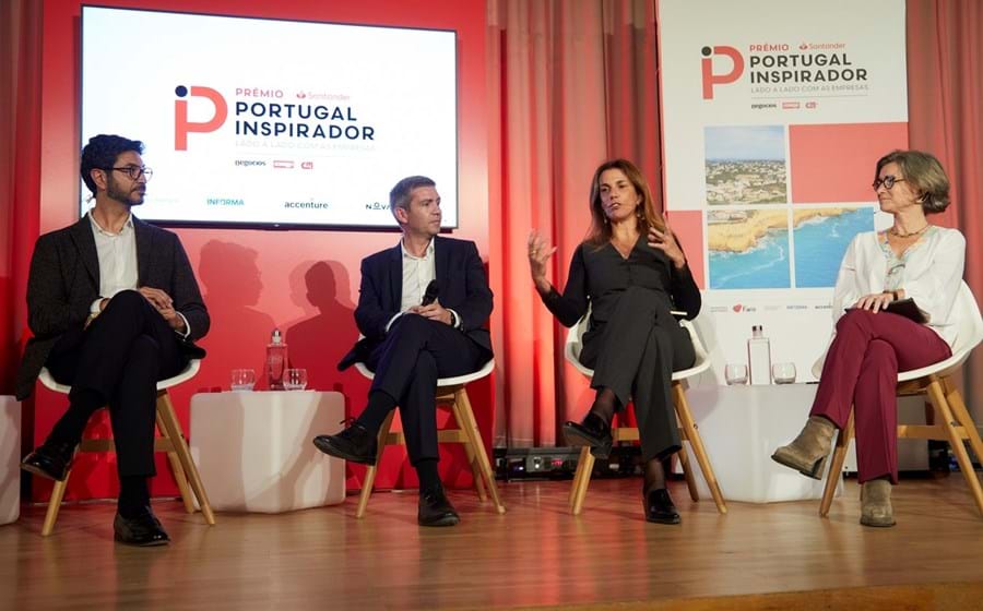 Roberto Antunes, André Gomes, Teresa Bispo, e Cristina Melo Antunes.