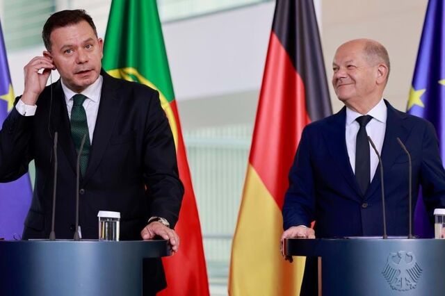 'Os nossos países falam a uma voz'. Scholz e Montenegro alinhados na união do mercado de capitais 