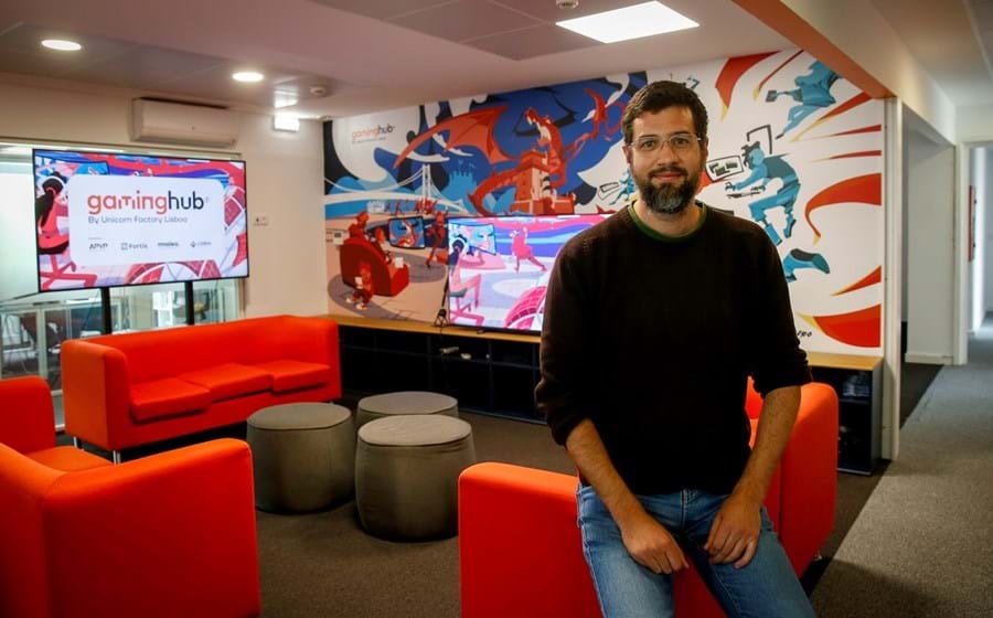 Francisco Moreira é o responsável pelo Gaming Hub em Lisboa.