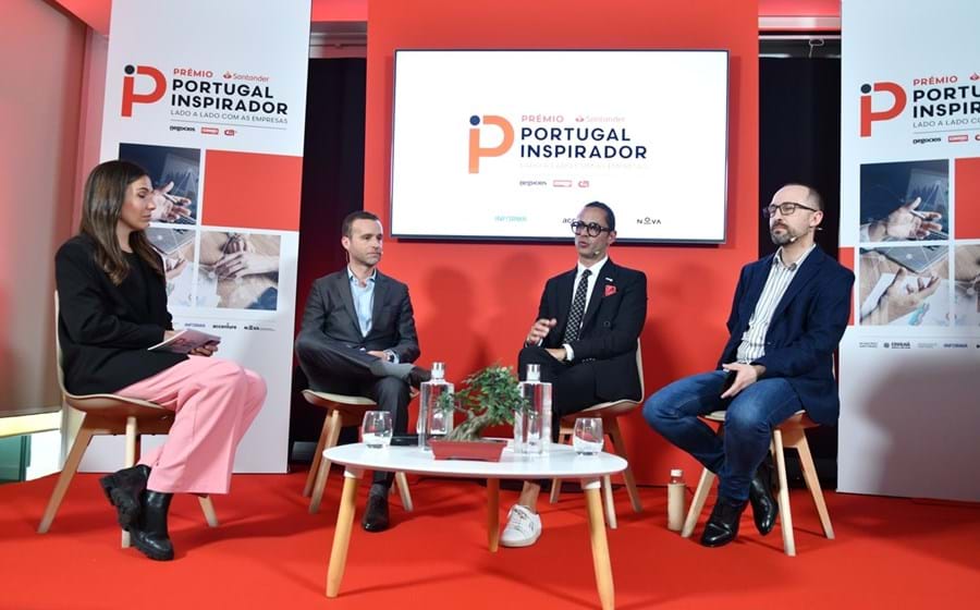 O debate juntou Nuno Falcão, do Santander Portugal, Mico Mineiro, da Twintex e Pedro Inácio, da UBI