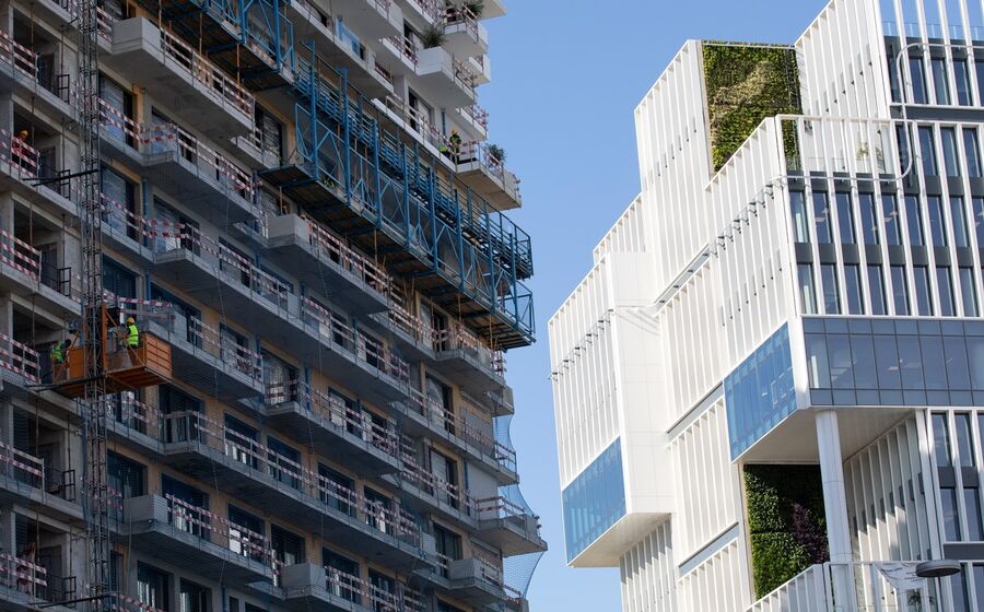 casas, prédios, imobiliário