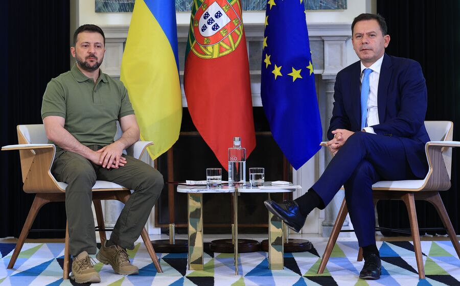 Zelensky e Montenegro