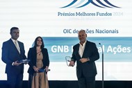 Pedro Barata, da GNB Gestão de Activos, recebe o prémio melhor OIC de OIC de Ações Nacionais.