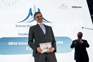 Luís Sancho, da BBVA Fundos, recebe o prémio de melhor Fundo PPR com Risco 4.