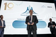 José Badalo, da BPI Vida e Pensões, recebe o prémio de melhor Fundo de Pensões Aberto com Risco 4.
