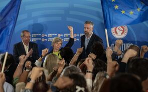 Marta Temido e Pedro Nuno Santos PS vitória eleições europeias