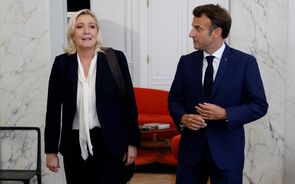 Marine Le Pen e Emmanuel Macron