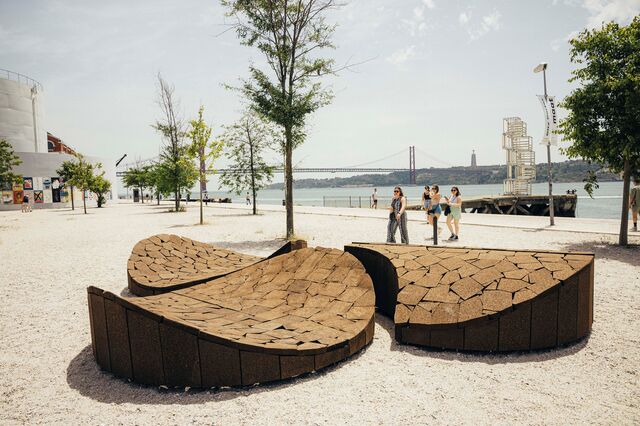 O design e cortiça a ligar as duas margens do Tejo
