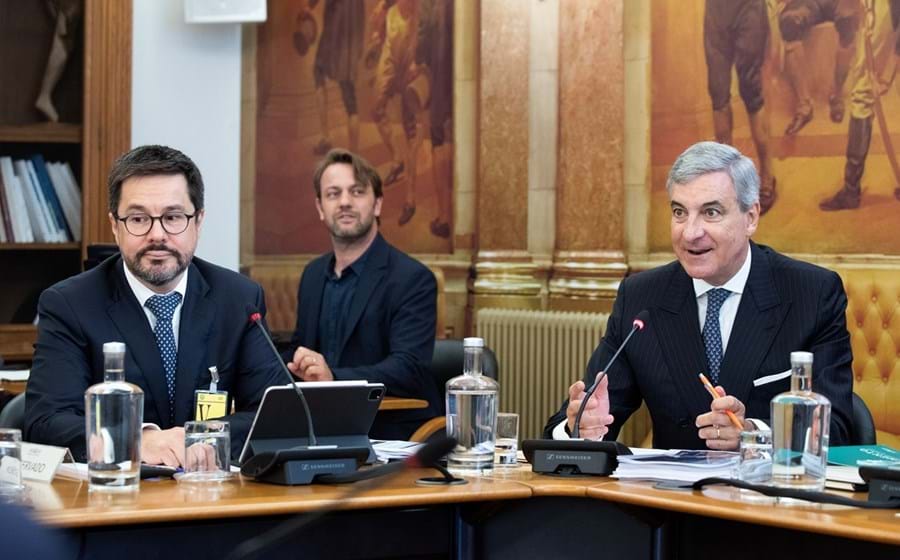 Thierry Ligonnière, CEO, e José Luís Arnaut, “chairman” da ANA.