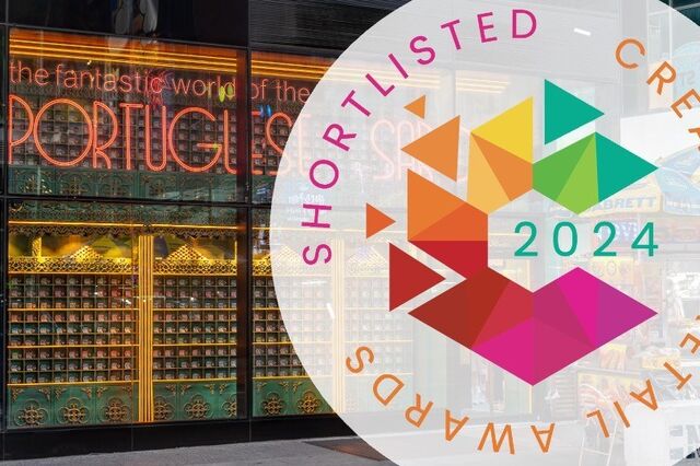 Mundo Fantástico da Sardinha Portuguesa em Times Square, Nova Iorque, é finalista de Prémio internacional de retalho, juntamente com a Nike, Disney e Fortnum & Mason