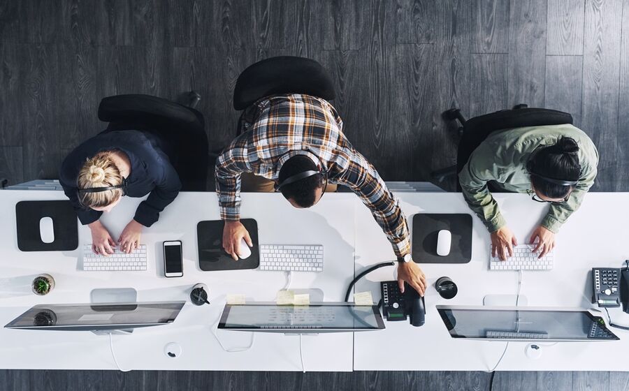 trabalhadores, trabalho, computadores