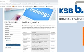 KSB disponibiliza webinares técnicos grátis !