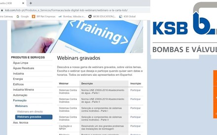 KSB disponibiliza webinares técnicos grátis !