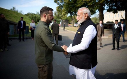 Modi visita Ucrânia depois de encontro com Putin em julho