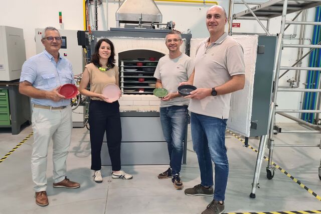 Já se cozem peças cerâmicas num forno a hidrogénio em Coimbra