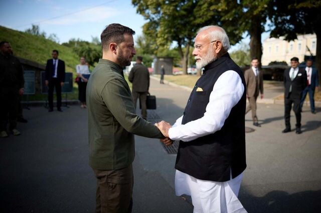 Modi visita Ucrânia depois de encontro com Putin em julho