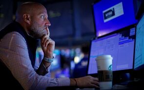 Trader, pânico, surpresa, bolsas, wall street