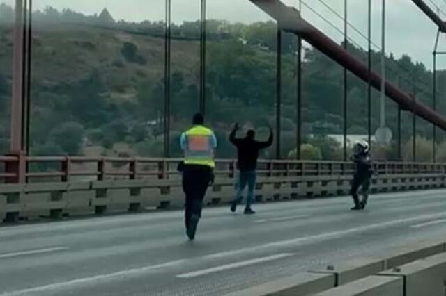 PSP corta trânsito na ponte 25 de Abril e detém três suspeitos de assalto 