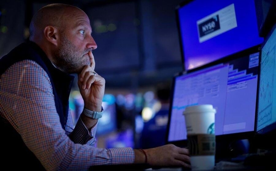 Trader, pânico, surpresa, bolsas, wall street