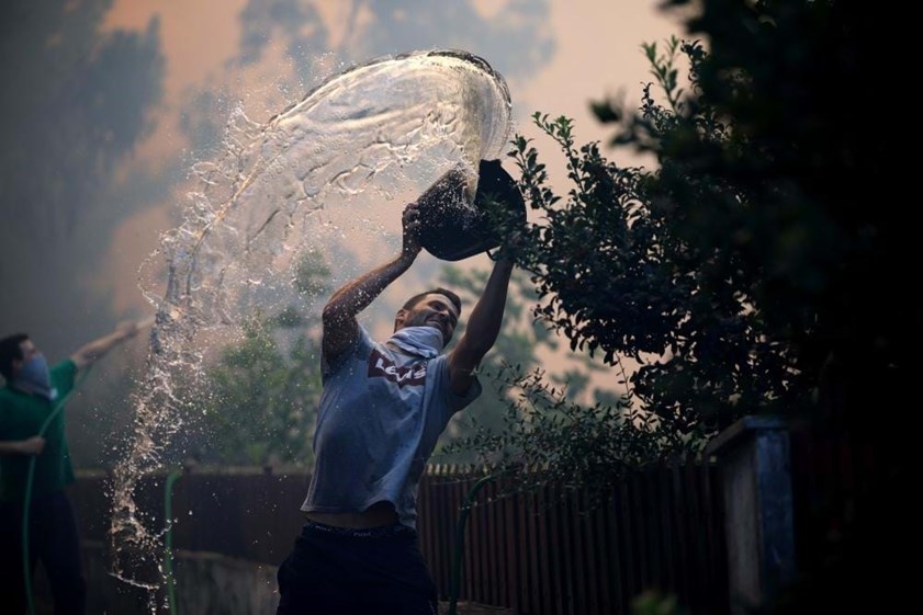 Incêndio em Oliveira de Azeméis.