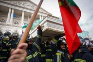 manifestação bombeiros