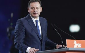 Luís Montenegro no 42.º Congresso do PSD em Braga em outubro de 2024