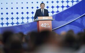 Luís Montenegro no 42.º Congresso do PSD em Braga em outubro de 2024