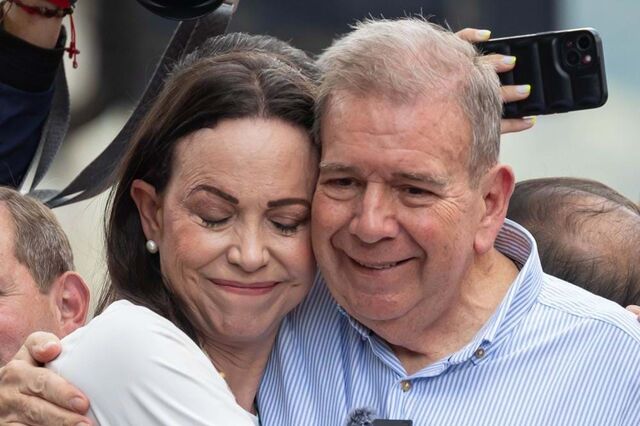 María Corina Machado e Edmundo González vencem Prémio Sakharov 2024