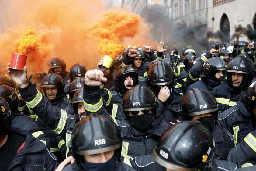 manifestação bombeiros