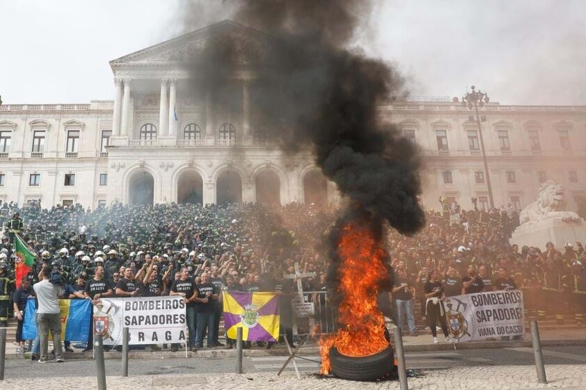 manifestação bombeiros
