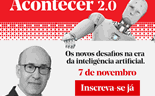 Kenneth Rogoff e os desafios da inteligência artificial. Não perca a conferência do Negócios