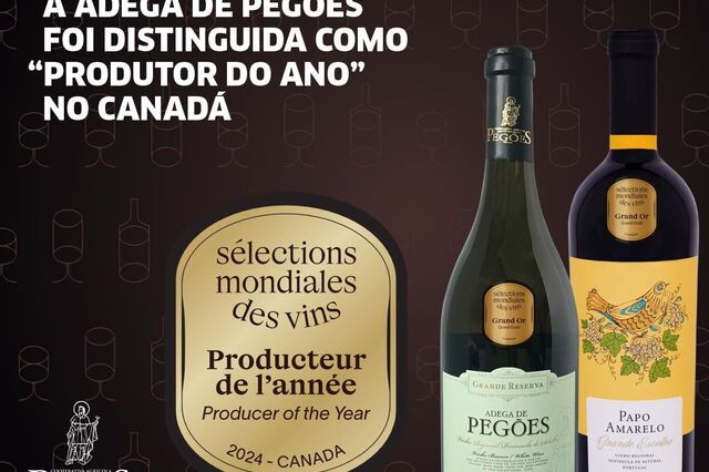 Adega de Pegões distinguida no Canadá