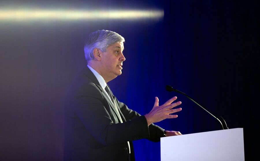 Mário Centeno na Conferência Banca do Futuro em novembro de 2024